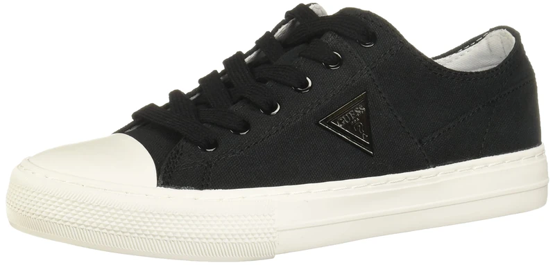Guess Women's PRANZE Sneaker, Black, 8.5