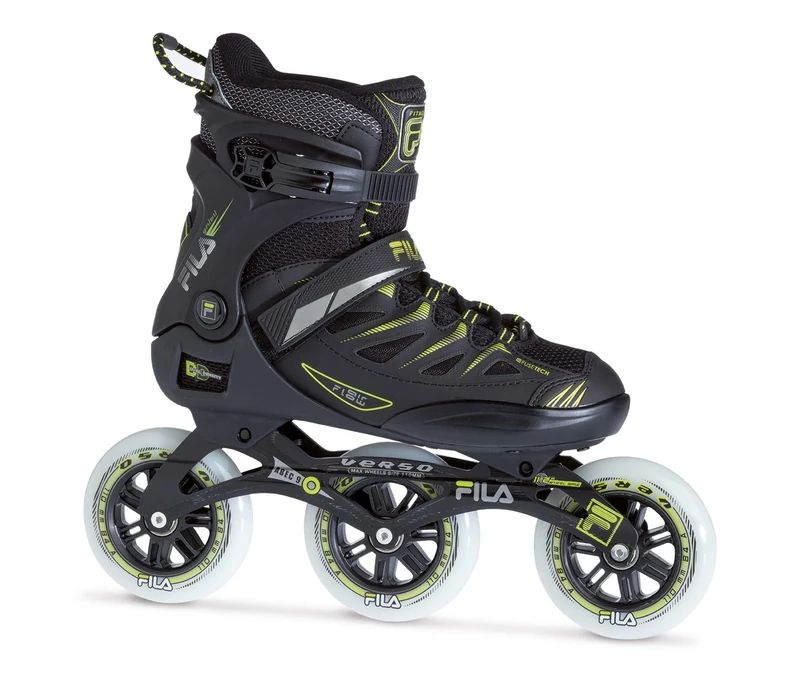 FILA SKATES 010621050 GHIBLI VERSO Inline skate Unisex BLACK/LIME Size EU 47.5
