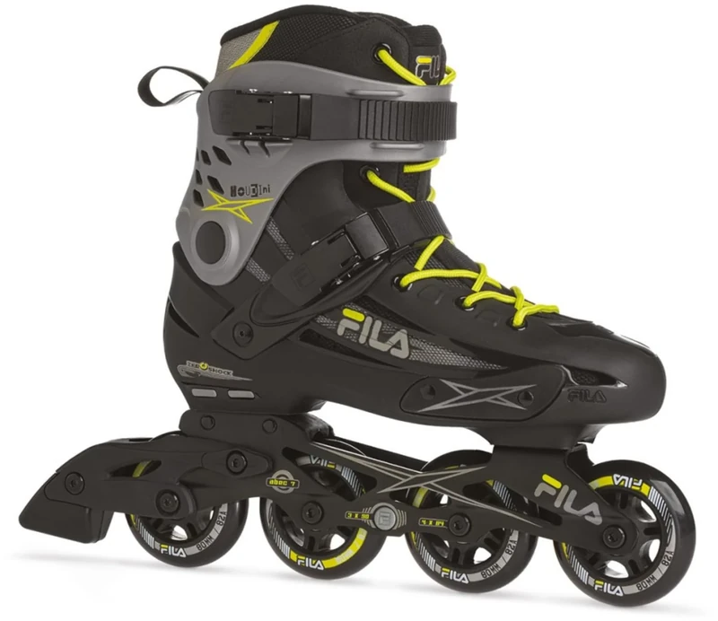 FILA SKATES 010621080 HOUDINI Inline skate Men's BLACK/GREY/LIME Size 10.5