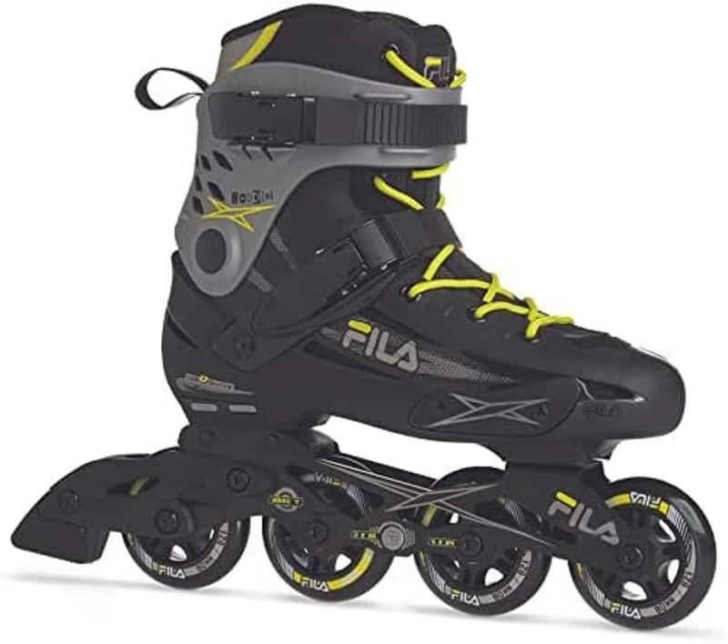 FILA SKATES 010621080 HOUDINI Inline skate Men's BLACK/GREY/LIME Size 5.5