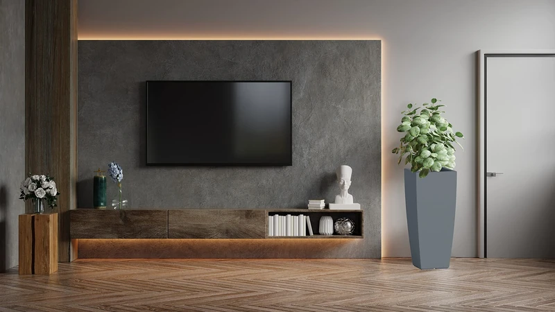 TAMURA' CYLINDER TOP ANTHRACITE - Ø 40 cm. - H 90 cm.