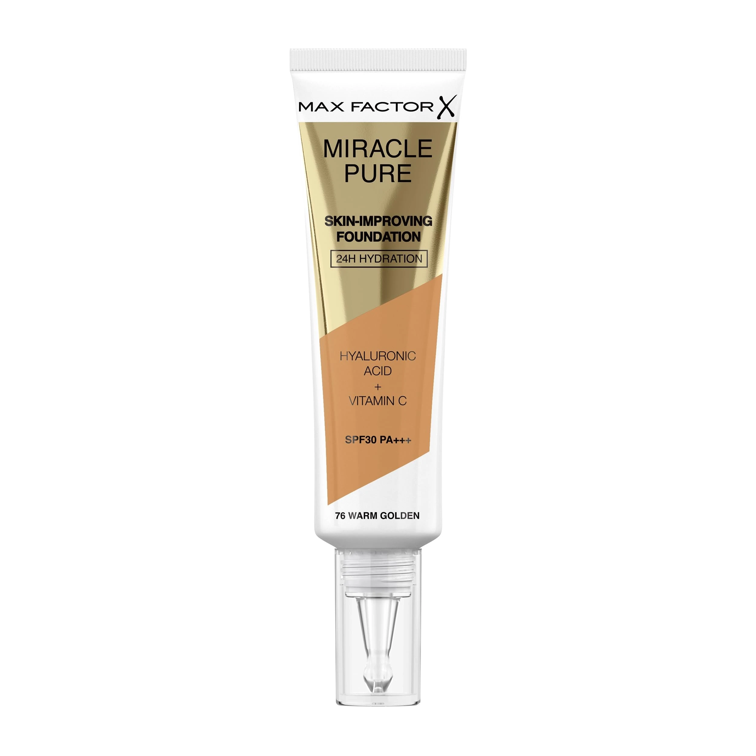 Max Factor Miracle Pure Foundation, Warm Golden 76