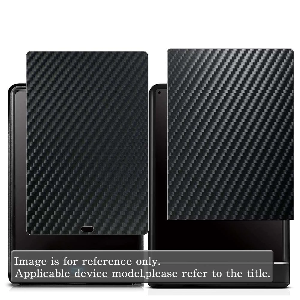 Vaxson 2-Pack Protector Film, compatible with LaCie Desktop Porsche USB3.0 LCH-PSD040U3 LCH-PSDU3 Back, Black Guard Sticker Skin [Not Front Screen Protectors ]