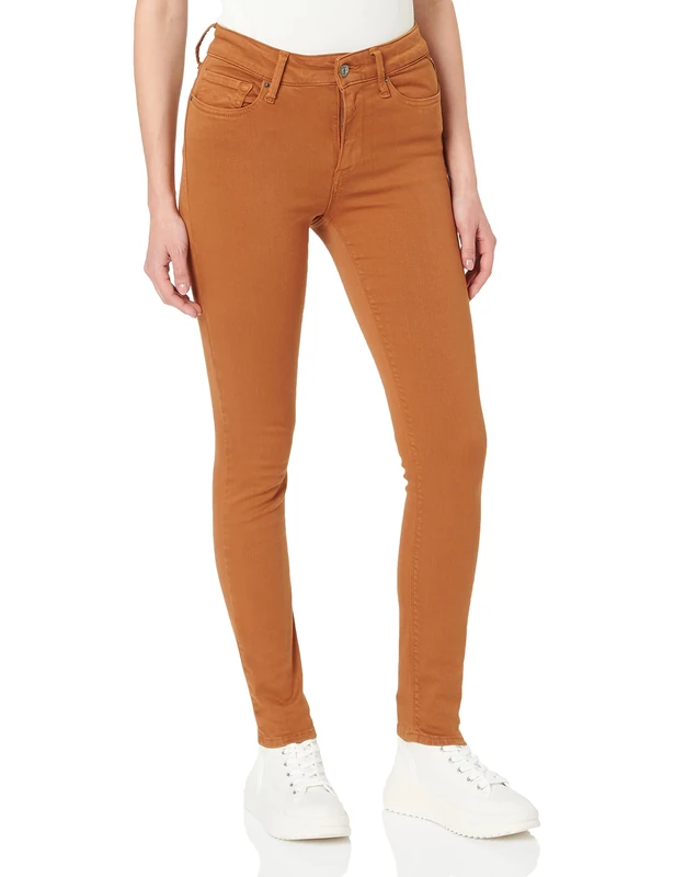 REPLAY Women's Luzien Hyperflex Colour Xlite Jeans, 320 Duck Brown, 2630