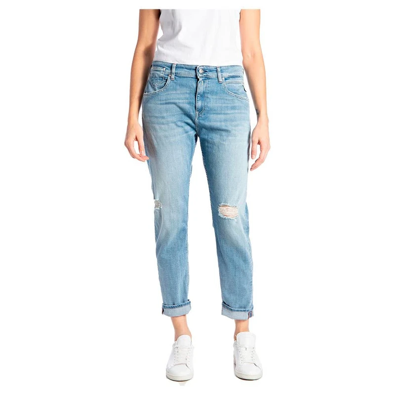 REPLAY Women's Marty Jeans, 010 Light Blue, 26W x 30L