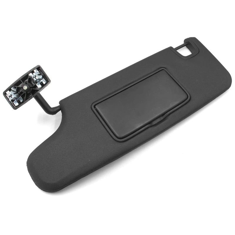 Nakuuly Left Driver Side Sun Visor Black Compatible with Jeep Wrangler JK 2007-2018 Replace 6CJ07DX9AA