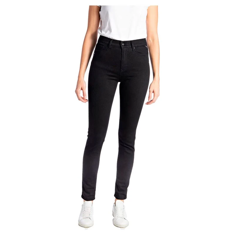REPLAY Women's Mjla Jeans, 098 Black, 28W x 30L