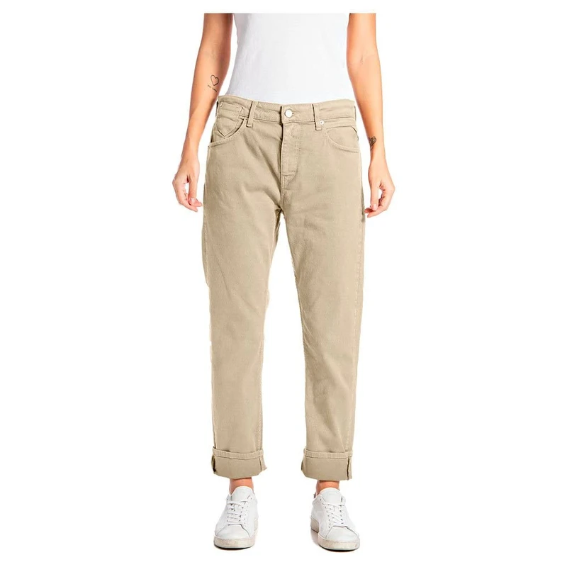 REPLAY Women's Marty Jeans, 803 Light Taupe, 28W x 32L