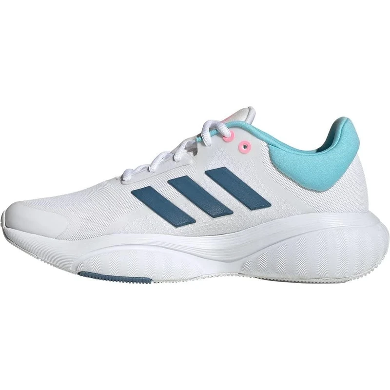 Adidas Women's Response Shoes Low (Non Football), FTWR White Altered Blue Beam Pink, 4 UK