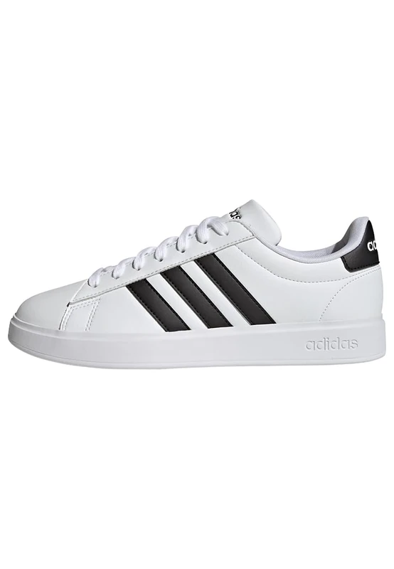 adidas Men's Grand Court 2.0 Shoes, Cloud White/Core Black/Cloud White, 10 UK