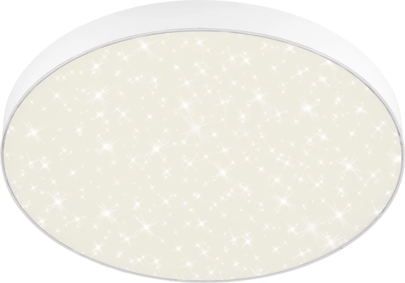 Briloner Frameless LED Ceiling Light, Star Decor, Neutral White, 387mm, 24.5W, 2550lm, Multi-purpose, White