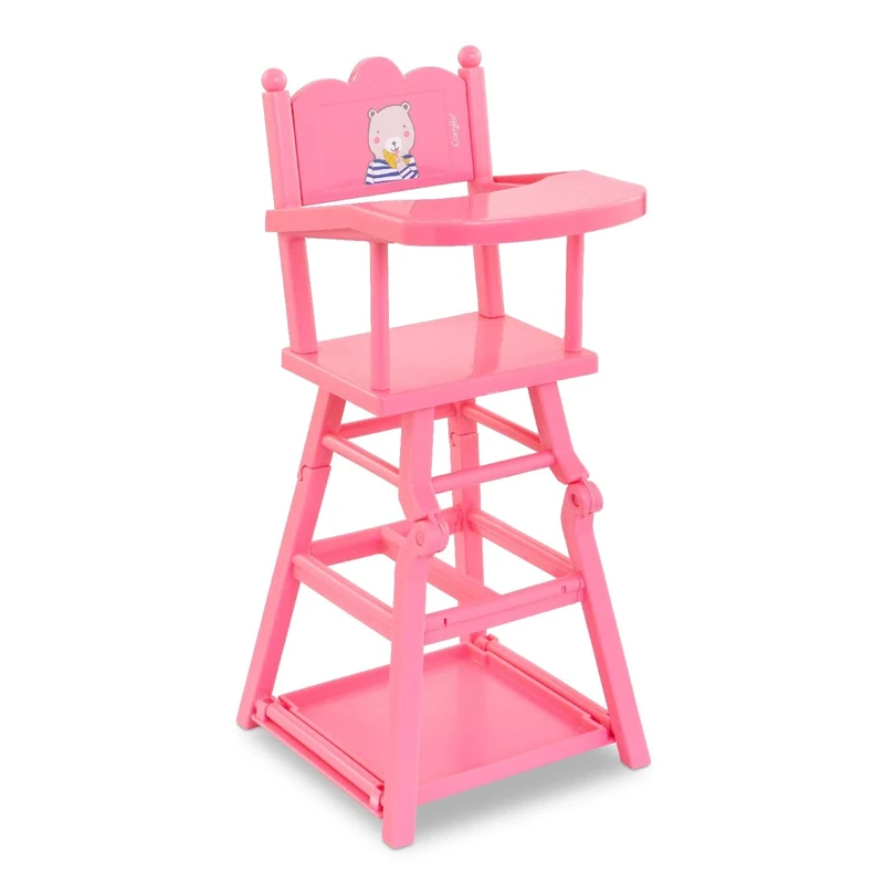 Corolle - High Chair, Accessory, for 36 and 42 cm Dolls, from 3 Years, Pink, 9000141290