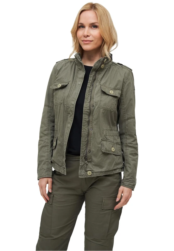 Brandit Women Britannia Jacket, color: olive, size: XS