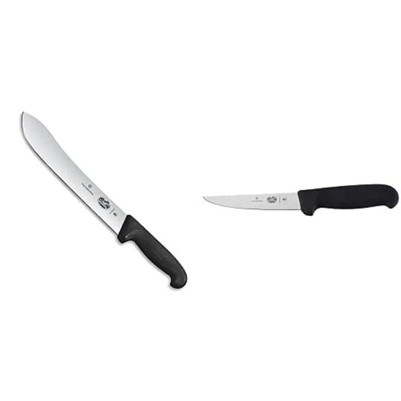 Victorinox C675 Steak Knife Bundle C673 Straight Boning Knife