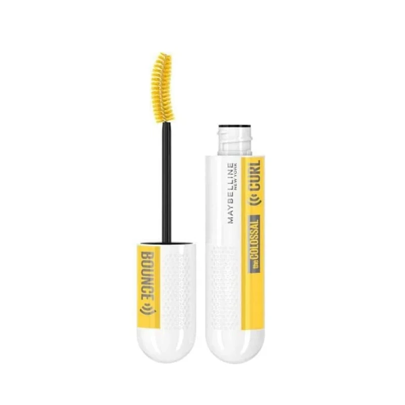 Maybelline Colossal Curl Bounce Mascara, Big Bouncy Curl Volume, Up To 24 Hour Wear, Clump Free, Black