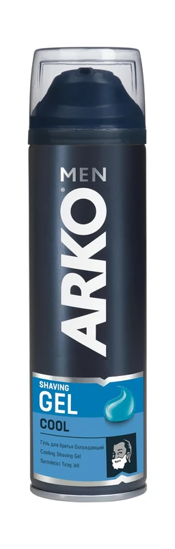 Arko Men Cool Shaving Gel 200ml - Smooth Shave for Sensitive Skin