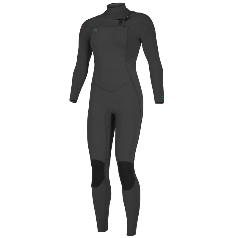 O'Neill Womens Ninja 4/3mm Chest Zip Wetsuit - Black