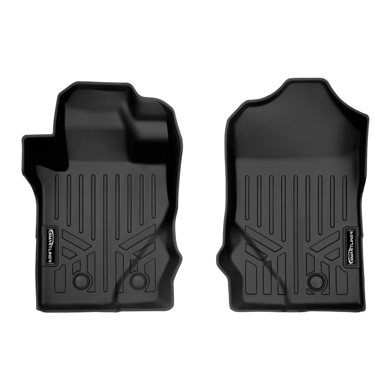 SMARTLINER All Weather Custom Fit 1st Row Floor Mat Liner Set Compatible with 2021-2023 Ford Bronco