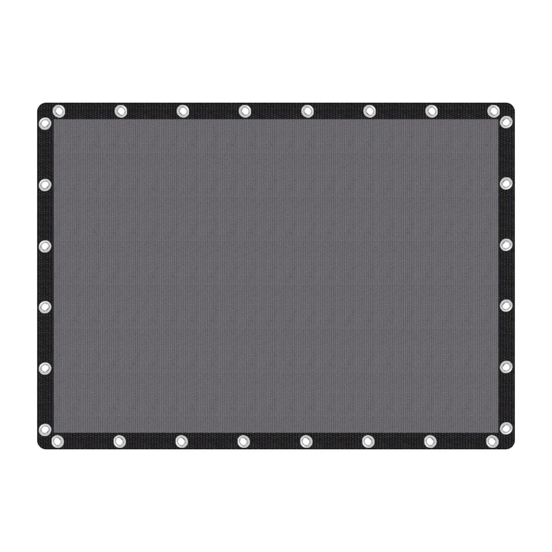 VICLLAX 90% Shade Fabric Sun Shade Cloth Privacy Screen with Reinforced Grommets for Outdoor Patio Garden Pergola Cover Canopy 10x14 FT, Dark Grey - Image 1