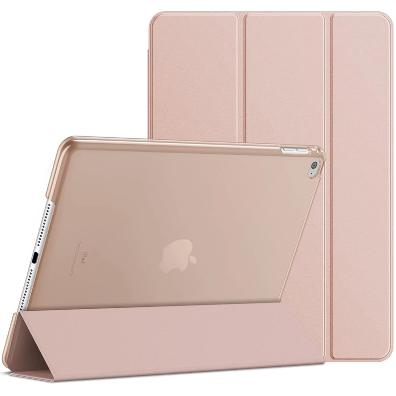 JETech Case for iPad Air 2 (Not for iPad Air 1st Edition), Smart Cover Auto Wake/Sleep (Rose Gold)