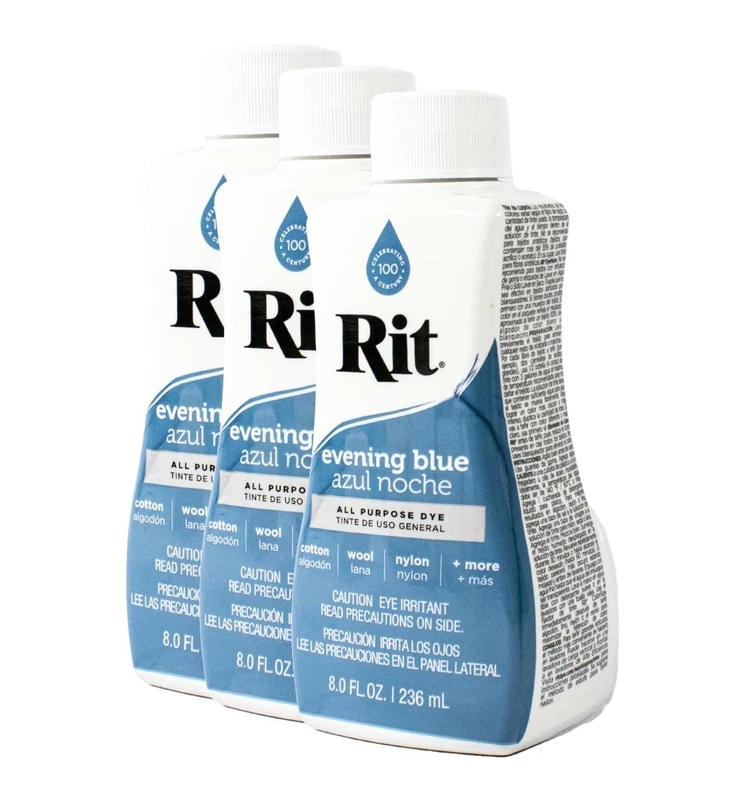 Rit Dye Liquid 236ml Evening Blue Pack of 12