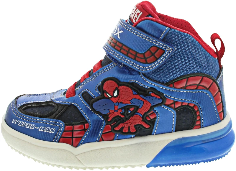 Geox Boys J Grayjay Boy C Sneakers, Navy Royal, 4 UK Child