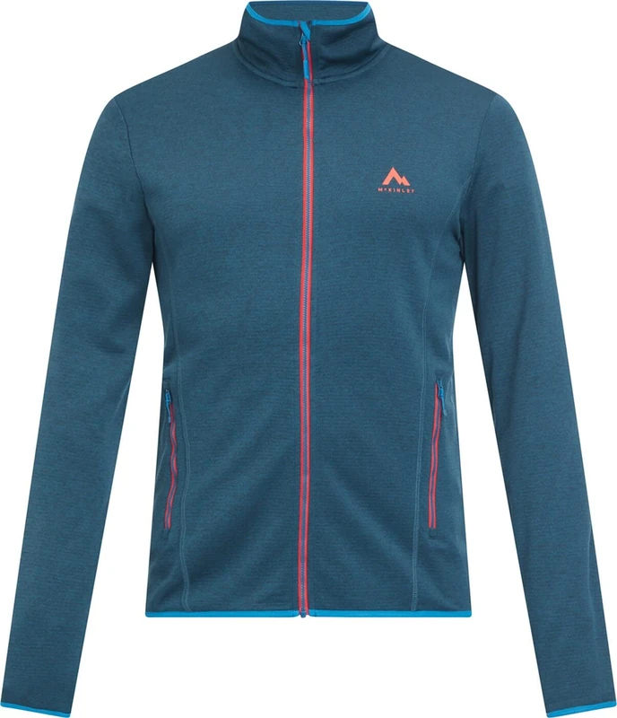McKINLEY Men's Roto III Jacket, 934 Melange/Blue Pet, XL
