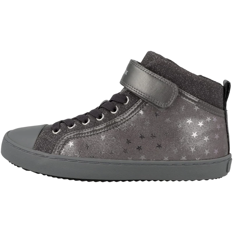 Geox Girl's J Kalispera Girl I Sneakers, Grey, 13 UK