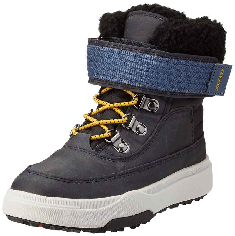 Geox Boy's J Bunshee Pg Boy Ankle Boots, Navy Black, 11.5 UK - Image 1