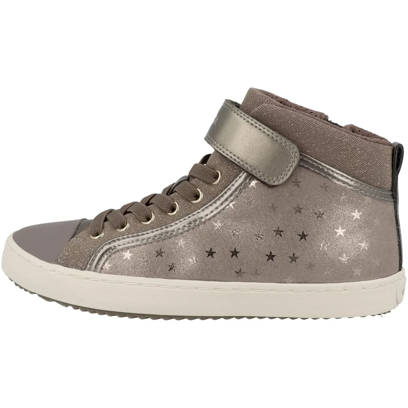 Geox Girls J Kalispera I Sneakers, Smoke Grey, 6 UK Child - Image 1