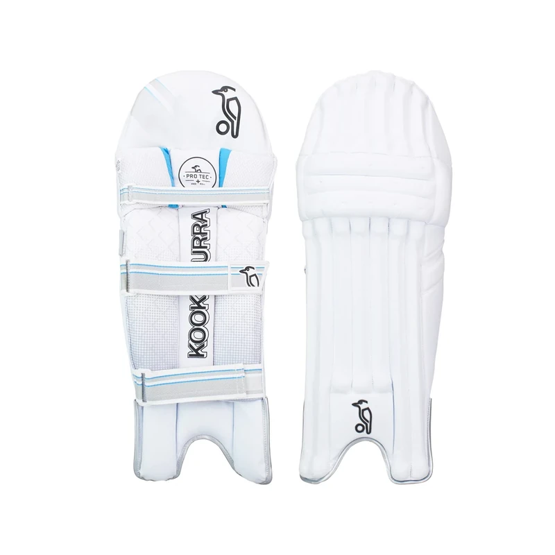 KOOKABURRA Unisex-Youth 3.1 Batting legguards, Ghost Cricket Pads, White, Left Hand
