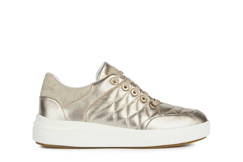 Geox Womens D Dalyla B Sneakers, Champagne Lt Taupe, 5 UK