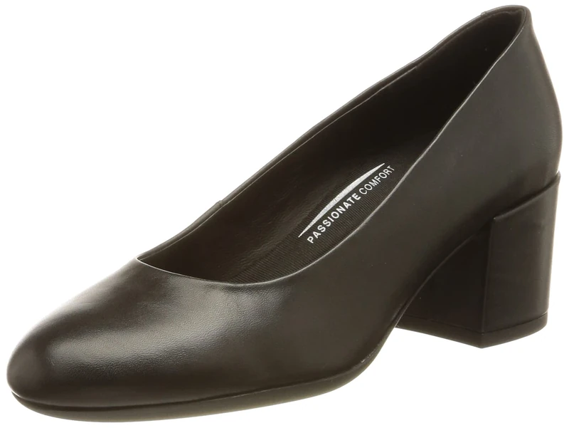 Geox Womens D Eleana A Shoes, Black, 4.5 UK - Image 1