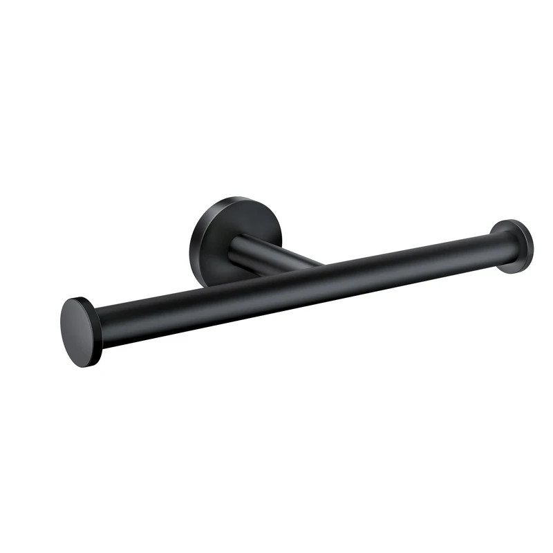 Moen Y5788BL Arlys Collection Modern Bathroom Double Toilet Paper Holder, Matte Black
