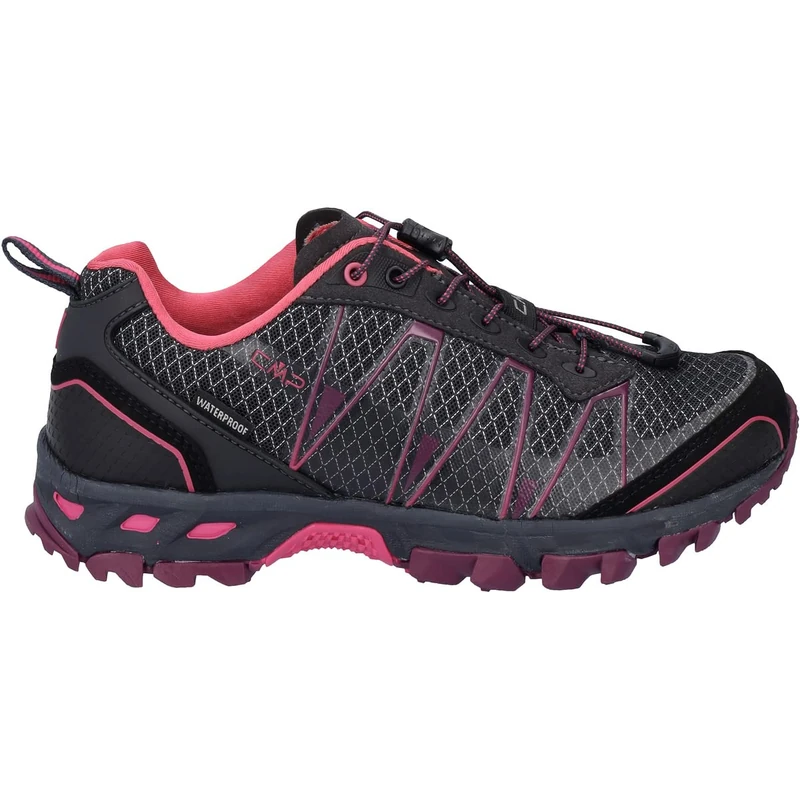 CMP Women's Altak Trail Shoe Wp Running, Antracite-Amaranto, 5 UK