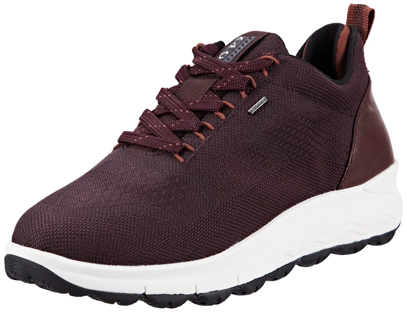 Geox Women's D Spherica 4x4 B Abx Sneakers, Mahogany Wine, 7 UK