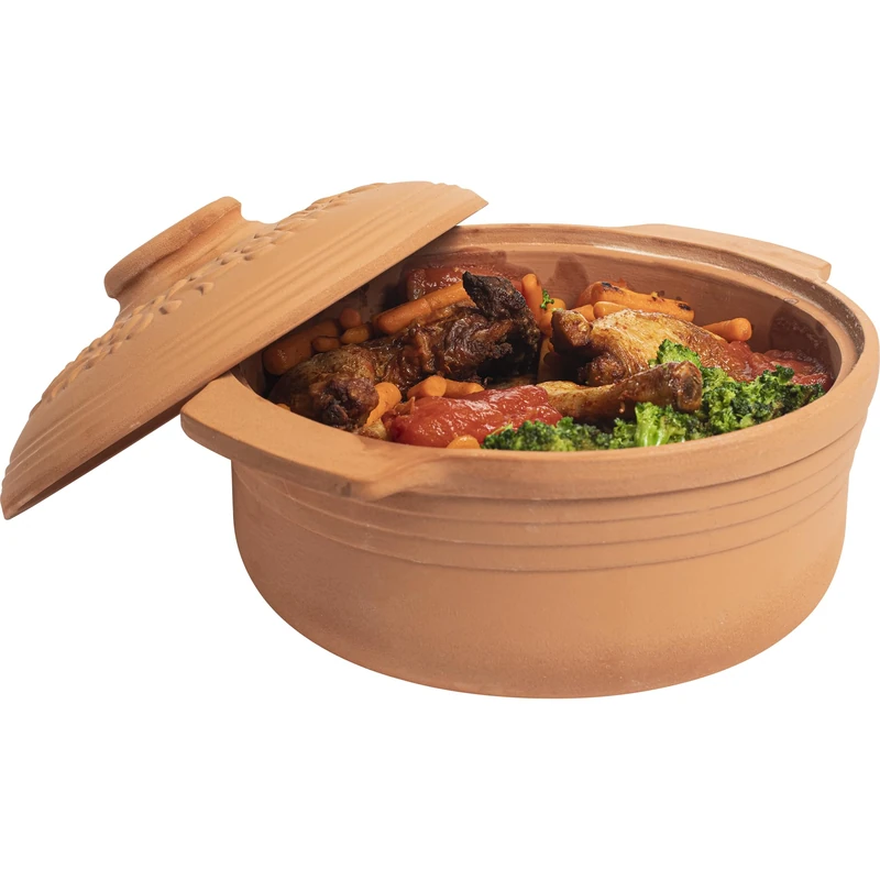 Browin Roasting Pan with Lid, Terracotta, Brown, 4 l - Image 1