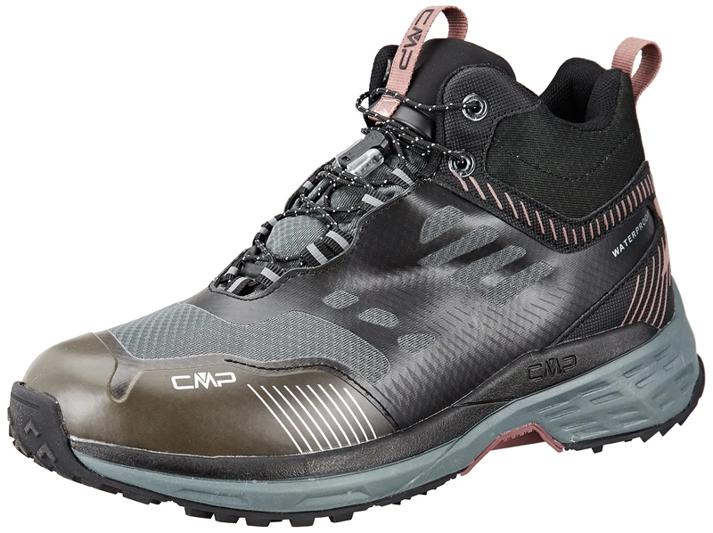 CMP Women's Pohlarys Mid Wmn Wp Hiking Shoes Walking Shoe, Nero Tropea, 5 UK