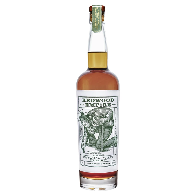 Redwood Empire Emerald Giant Rye Whiskey 70cl