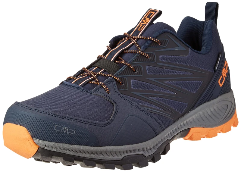 CMP Men's Atik Wp Trail Running Shoes, B Blue F Orange, 7 UK