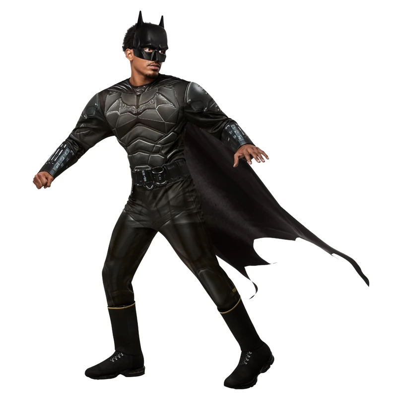 Rubies Official DC The Batman, Batman Adult Costume, Adult Superhero Fancy Dress - X-Large, World Book Day