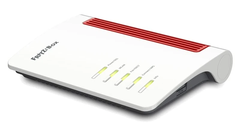 AVM FRITZ!Box 7510 (Wi-Fi 6 DSL Router (WLAN AX), up to 600 Mbps (2.4 GHz), VDSL Supervectoring 35b up to 300 Mbps, WLAN Mesh, DECT Base, Media Server, Suitable for Germany)