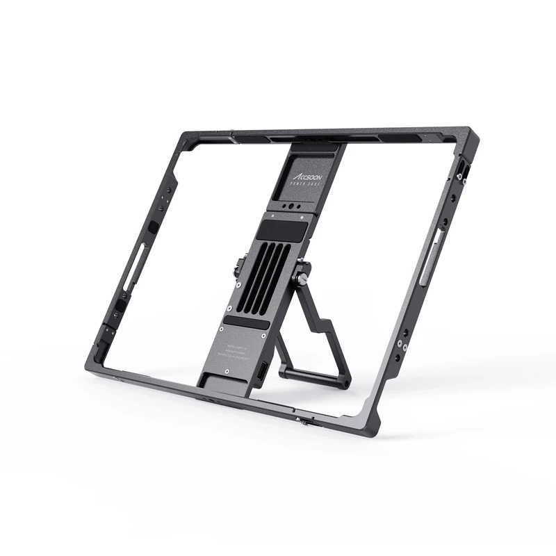 Accsoon - Power Cage Pro - for iPad 12.9" - Adjustable Design - Supports 9 Models of iPad - Aviation-grade Aluminium Alloy - Charge with NP-F battery - Image 1