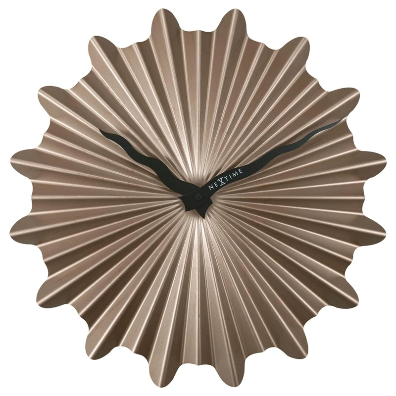 NeXtime Sunny Style Wall Clock Diameter 40 cm Metal Brown