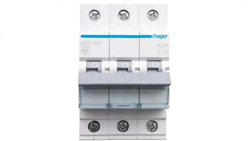 Hager Polo 3250614314018 Circuit Breaker 3P C 40A 6kA AC MCN340E