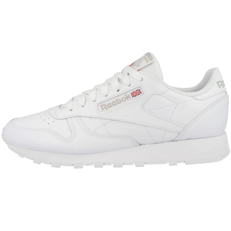 Reebok Men Classic Leather Sneaker, FTWR White/FTWR White/Pure Grey 3, 7.5