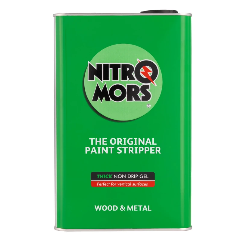 Nitromors Original Paint Stripper, Varnish & Lacquer Remover, for Wood, Metal & Concrete, 4 L