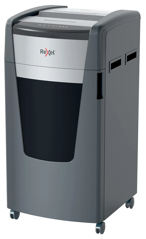 Rexel XP426+ Cross Cut Paper Shredder, Shreds 29-26 (70-80 gsm) Sheets At Once, P4 Security Level, Jam-Free Technology, Office Use, 120 Litre Pull-Out Bin, Black, Momentum Extra Range, 2021426X