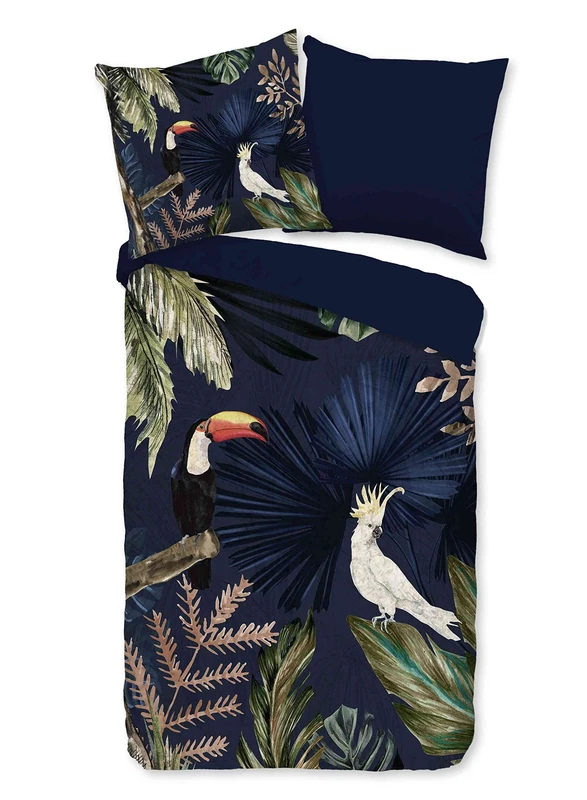 Single Duvet Cover 155 x 220 cm No. 20042 Dark Blue - Image 1