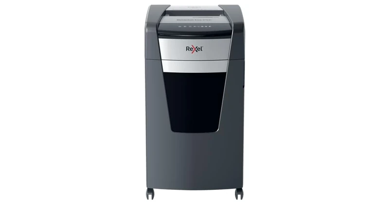Rexel XP516+ Micro Cut Paper Shredder, Shreds 18-16 (70-80 gsm) Sheets At Once, P5 Security Level, Jam-Free Technology, Office Use, 85 Litre Pull-Out Bin, Black, Momentum Extra Range, 2021516M